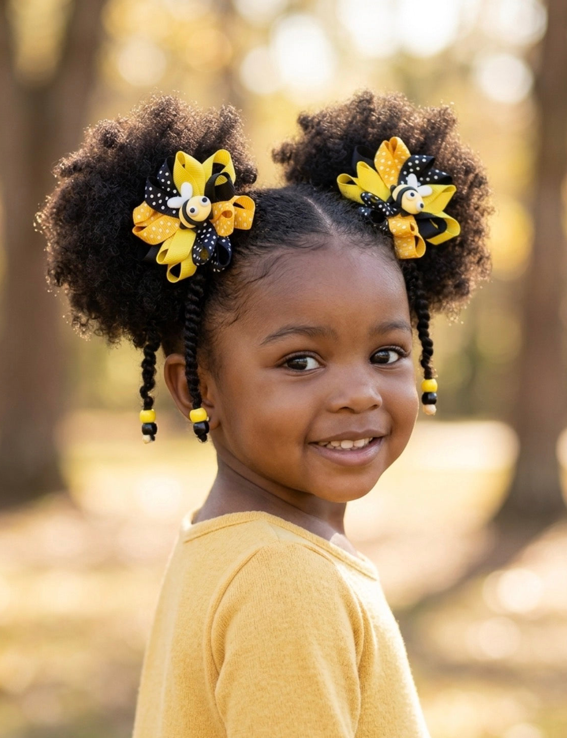 Afro Puffs Merveille — Lot de 2 (Personnalisable)