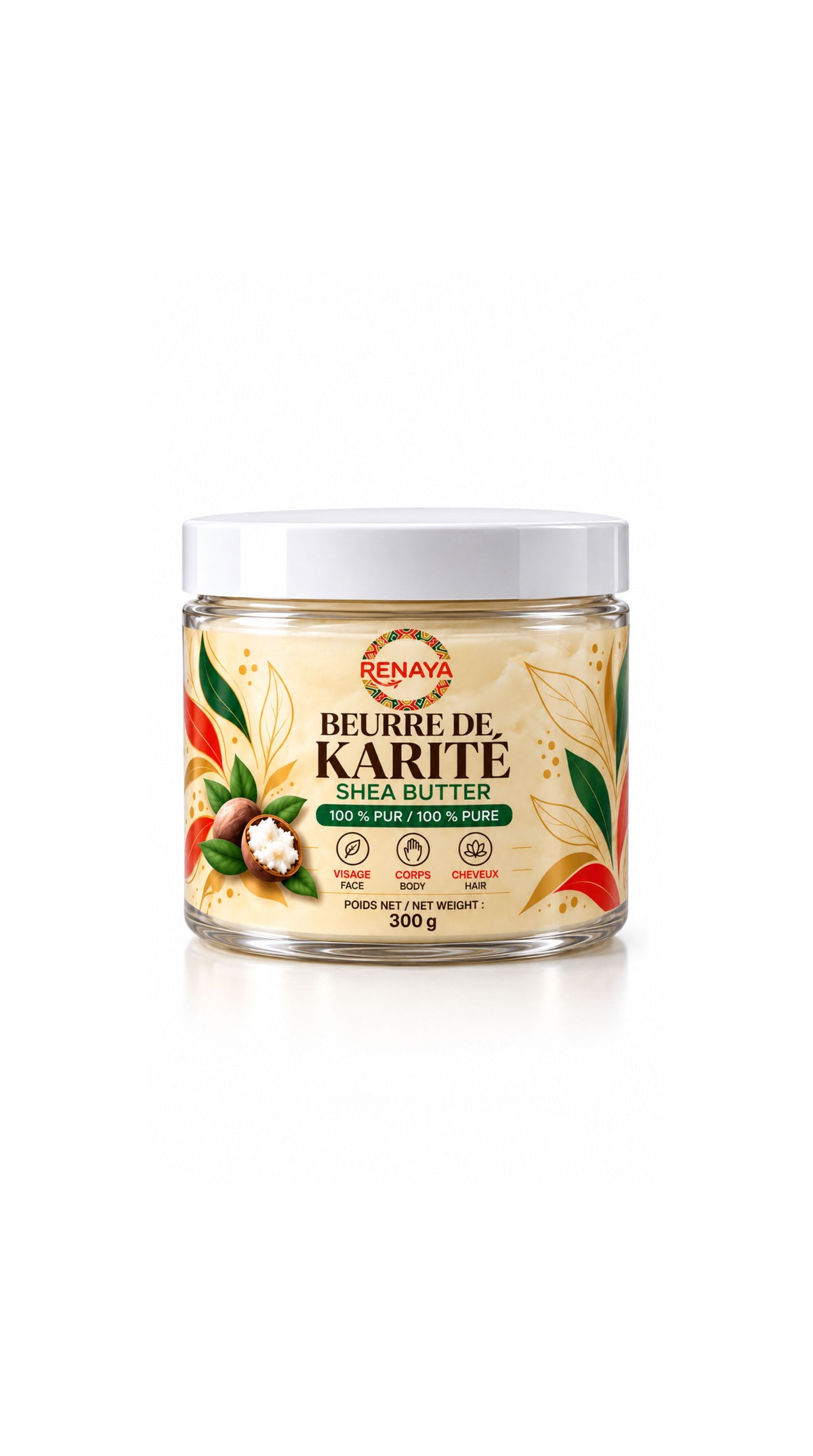 Beurre de karité blanc pur | 300 g