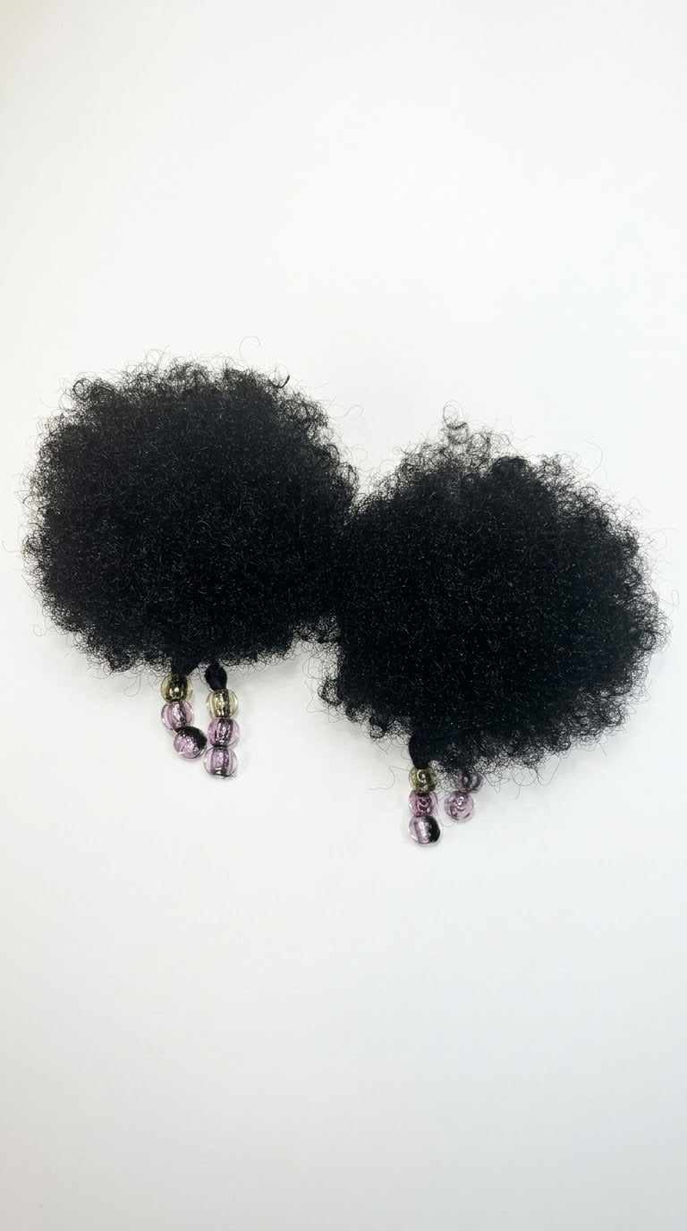 Afro Puffs Merveille — Lot de 2 (Personnalisable)