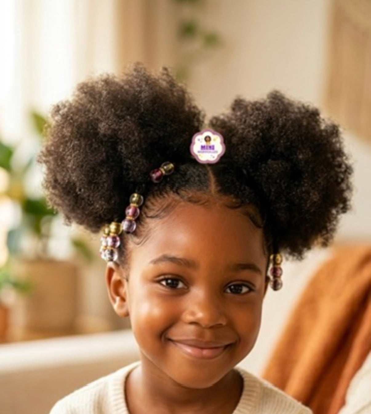 Afro Puffs Merveille — Lot de 2 (Personnalisable)
