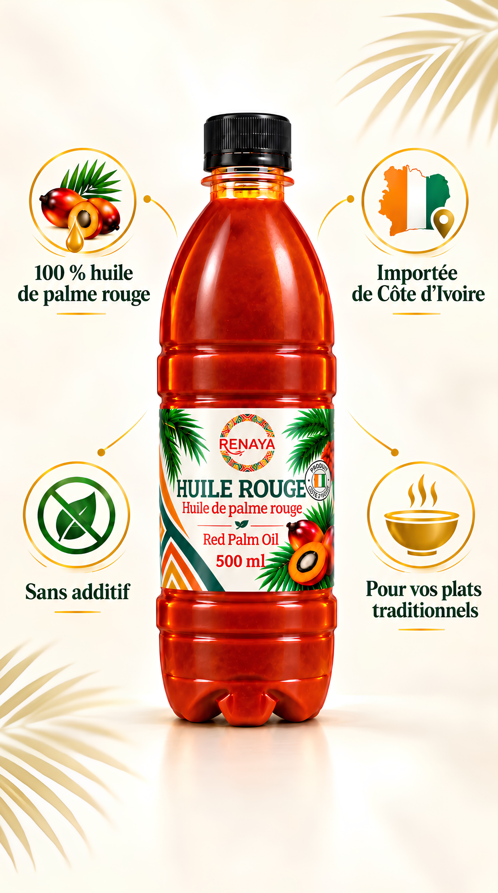 Huile rouge | 500 ml